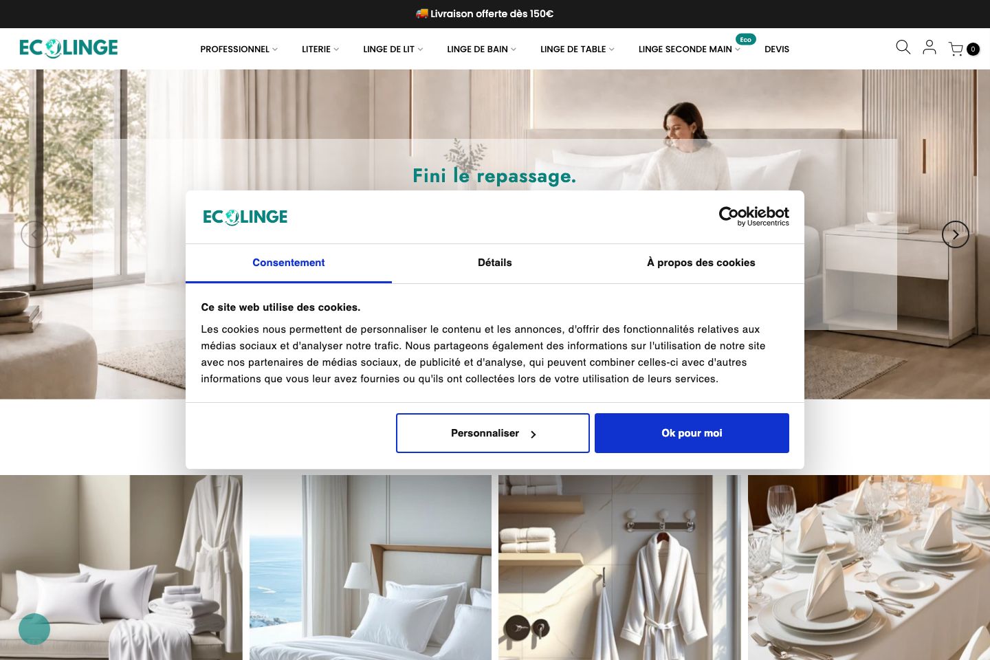 Aperçu du site Ecolinge